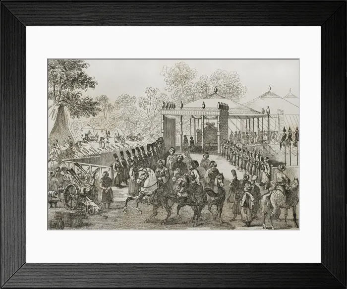 Framed Print : Turkey. Camp of the Daud Pasha Framed Print : Turkey. Camp of the Daud Pasha