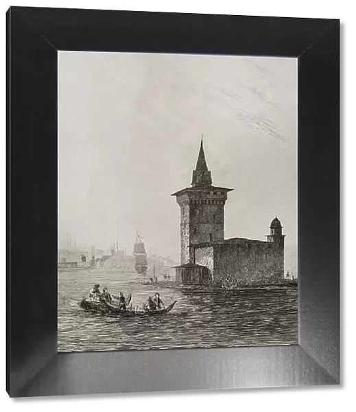 Turkey. Constantinople - Leander's Tower