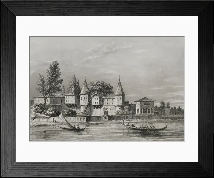 Framed Print : Turkey. Constantinople - Topkapi Palace or Seraglio