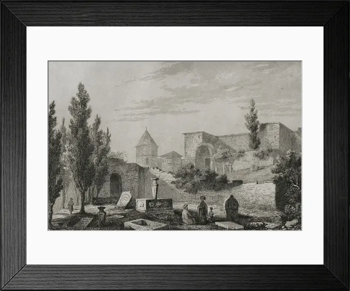 Framed Print : Turkey. Constantinople. The Golden Gate. Walls Framed Print : Turkey. Constantinople. The Golden Gate. Walls