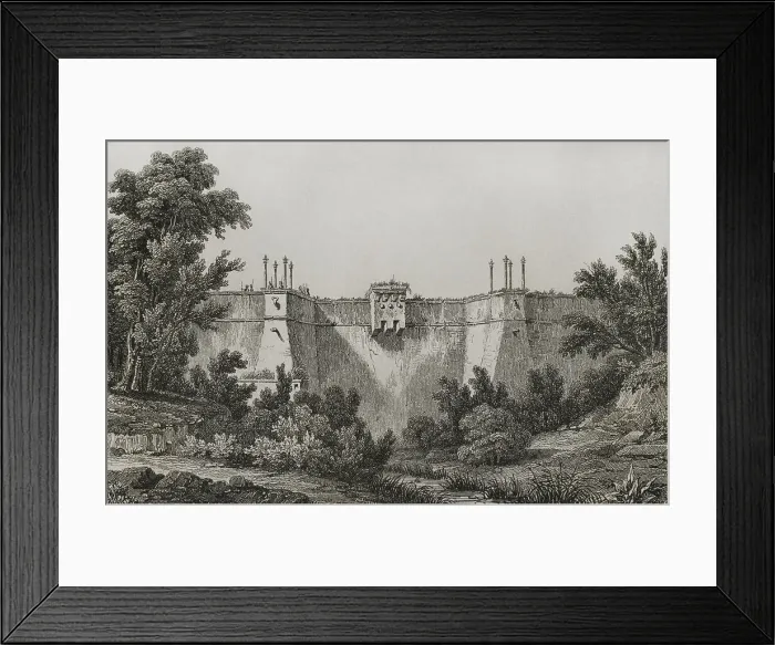 Framed Print : Turkey. Constantinople. Fort Bakczekeu (Bahcekoy) Framed Print : Turkey. Constantinople. Fort Bakczekeu (Bahcekoy)