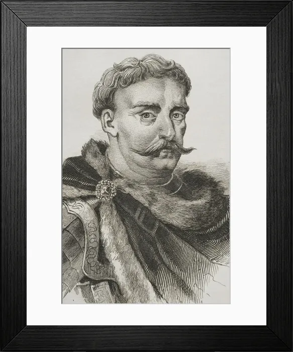 Framed Print : John III Sobieski (1629-1696). King of Poland Framed Print : John III Sobieski (1629-1696). King of Poland