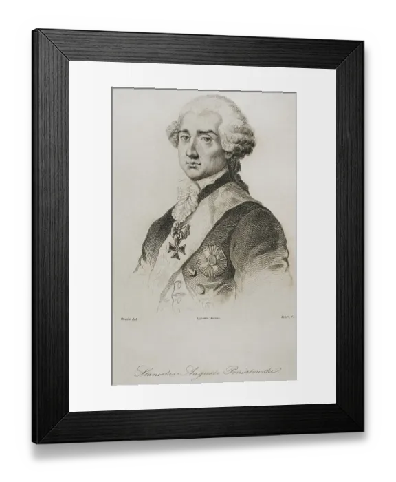 Framed Print : Stanislaw II Augustus (1732-1798). King of Poland Framed Print : Stanislaw II Augustus (1732-1798). King of Poland