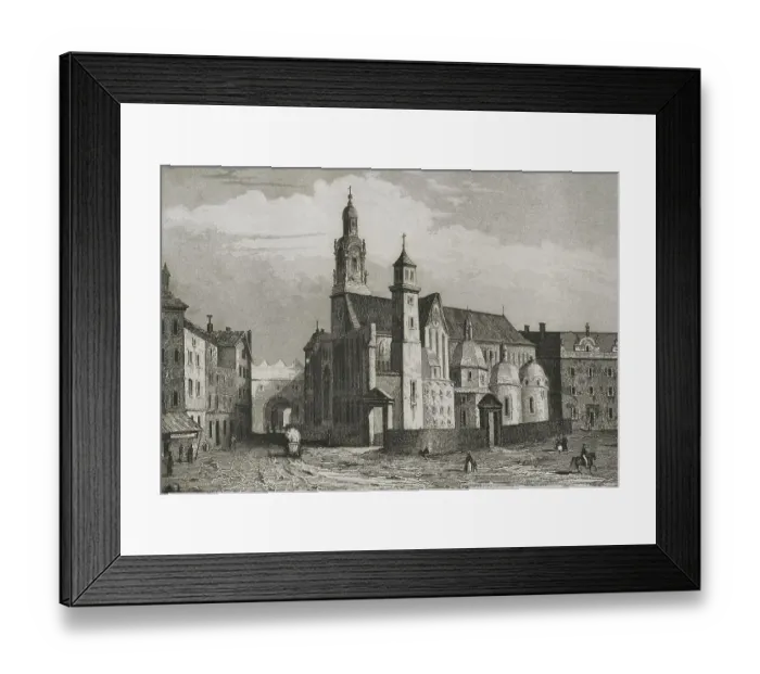 Framed Print : Poland, Krakow. Wawel Cathedral - Lemaitre and Dumouza