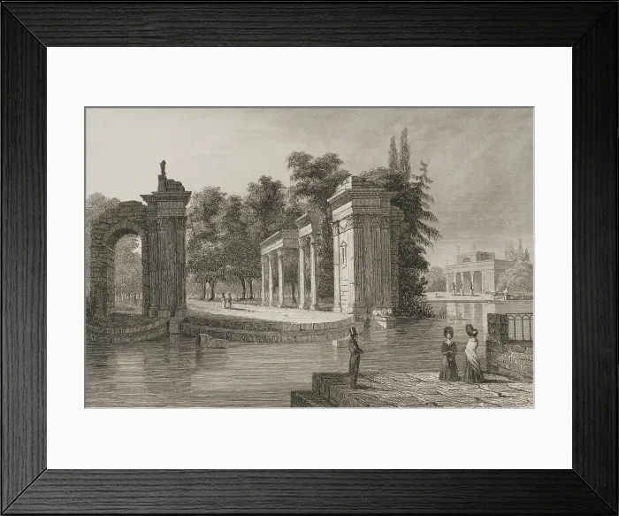 Framed Print : Poland, Warsaw. Lazienki Park. The Royal Bath Framed Print : Poland, Warsaw. Lazienki Park. The Royal Bath