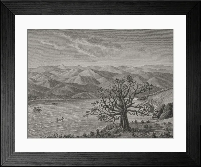Framed Print : The Congo. Panorama of the Upper Congo Framed Print : The Congo. Panorama of the Upper Congo