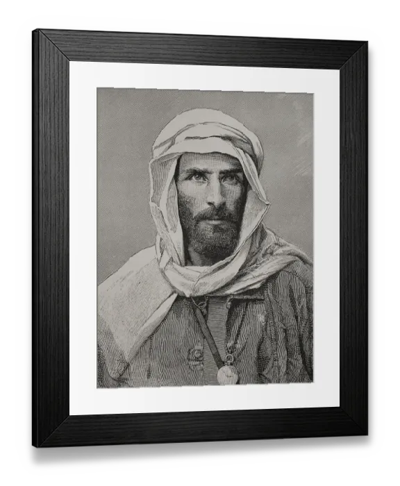 Framed Print : Pierre Paul Savorgnan de Brazza (1852-1905) Framed Print : Pierre Paul Savorgnan de Brazza (1852-1905)