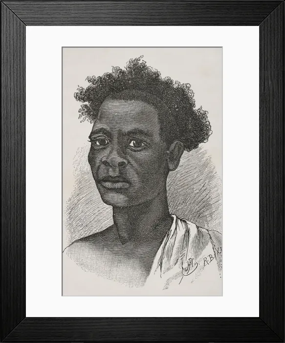 Framed Print : History of Africa. The Congo. Chieftain of Kimpoko Framed Print : History of Africa. The Congo. Chieftain of Kimpoko