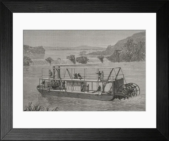 Framed Print : Steamship Stanley - E. A. Tilly Framed Print : Steamship Stanley - E. A. Tilly