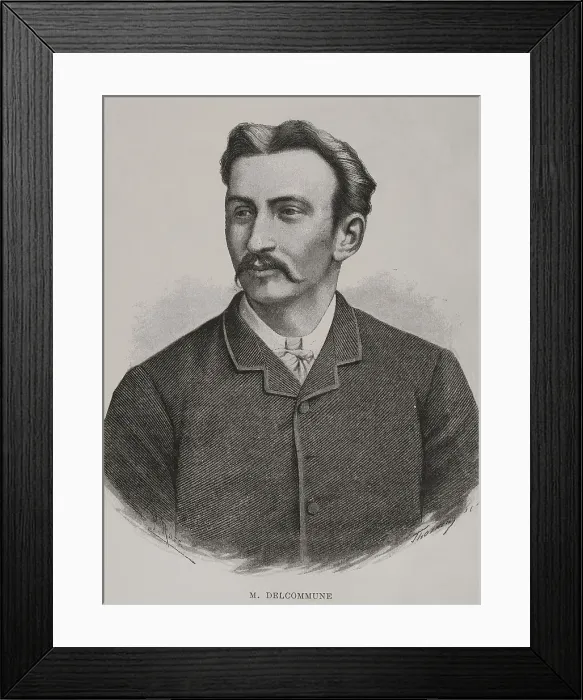 Framed Print : Alexandre Delcommune - Belgian military and explorer Framed Print : Alexandre Delcommune - Belgian military and explorer