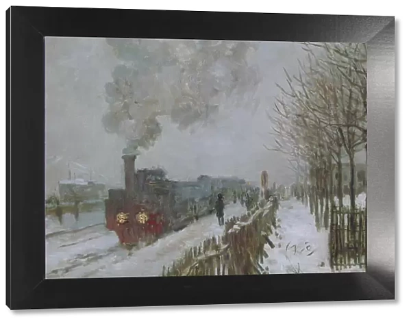 Train in the Snow or The Locomotive, 1875 by Monet