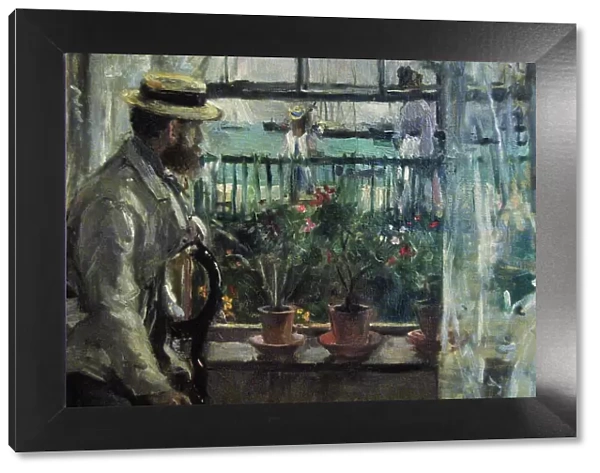 Eugene Manet on the Isle of Wight, 1875, by Berthe Morisot