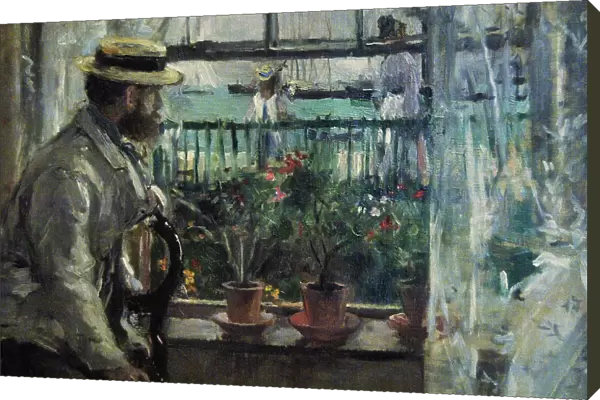 Eugene Manet on the Isle of Wight, 1875, by Berthe Morisot