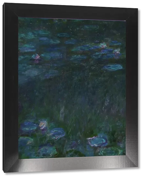 The Water Lilies: Green Reflections circa 1915-1926 by Monet
