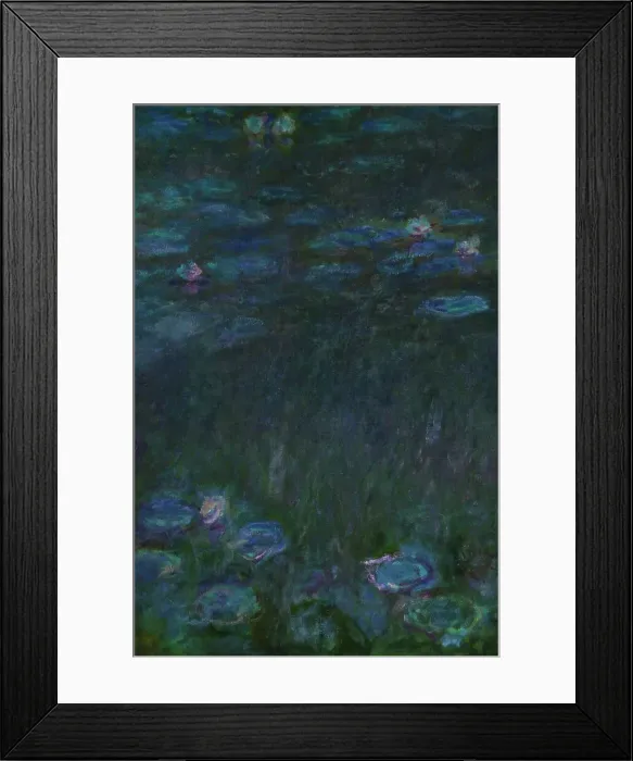Framed Print : The Water Lilies: Green Reflections circa 1915-1926 by Monet Framed Print : The Water Lilies: Green Reflections circa 1915-1926 by Monet