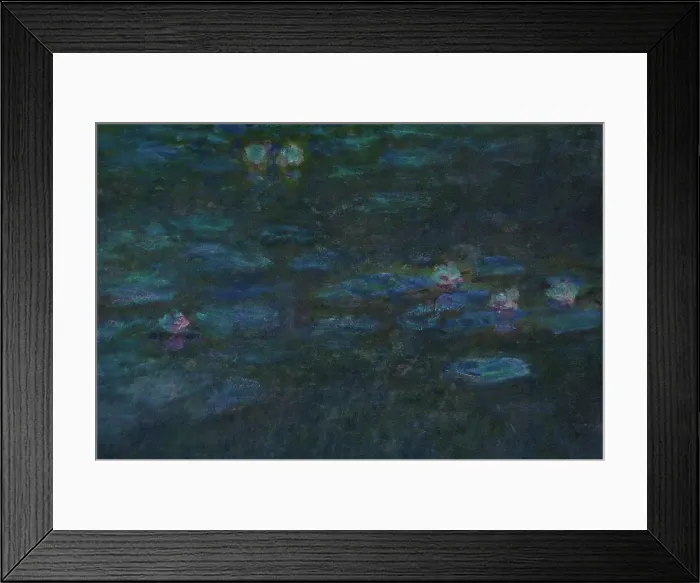 Framed Print : The Water Lilies: Green Reflections circa 1915-1926 by Monet Framed Print : The Water Lilies: Green Reflections circa 1915-1926 by Monet