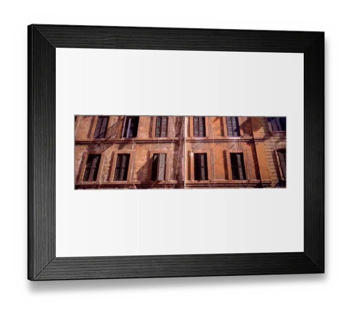 Framed Print : Shutters - Rome - Italy Framed Print : Shutters - Rome - Italy