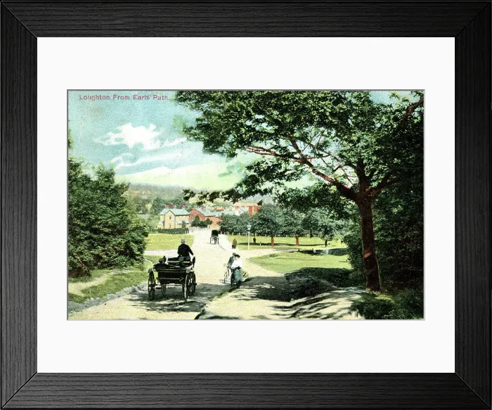 Framed Print : Loughton from Earl's Path, Essex Framed Print : Loughton from Earl's Path, Essex