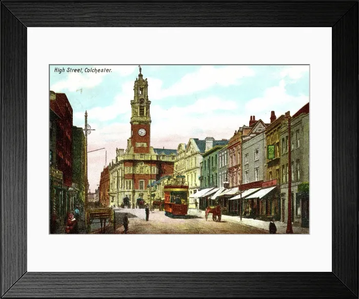 Framed Print : High Street, Colchester, Essex Framed Print : High Street, Colchester, Essex