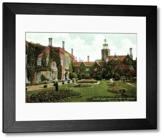 Framed Print : South West Front, St Osyth Priory, Clacton-on-Sea, Essex Framed Print : South West Front, St Osyth Priory, Clacton-on-Sea, Essex