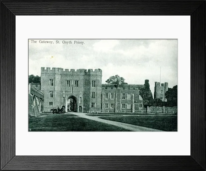 Framed Print : The Gateway, St Osyth Priory, Clacton-on-Sea, Essex Framed Print : The Gateway, St Osyth Priory, Clacton-on-Sea, Essex