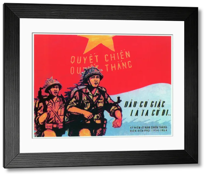 Framed Print : Vietnamese Patriotic Poster Framed Print : Vietnamese Patriotic Poster