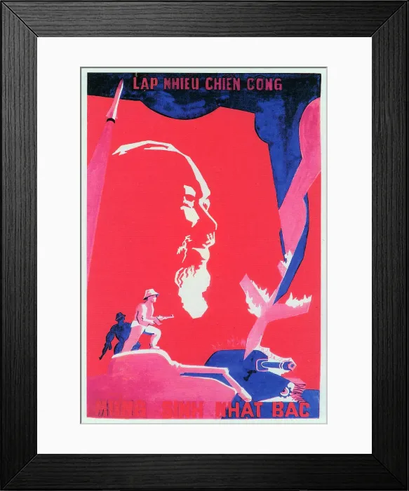 Framed Print : Vietnamese Patriotic Poster Framed Print : Vietnamese Patriotic Poster