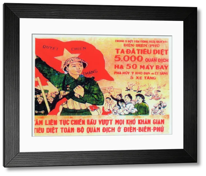 Framed Print : Vietnamese Patriotic Poster Framed Print : Vietnamese Patriotic Poster