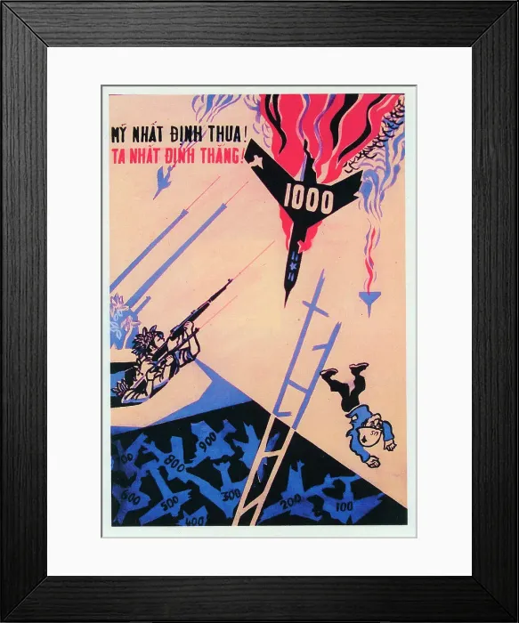 Framed Print : Vietnamese Patriotic Poster Framed Print : Vietnamese Patriotic Poster