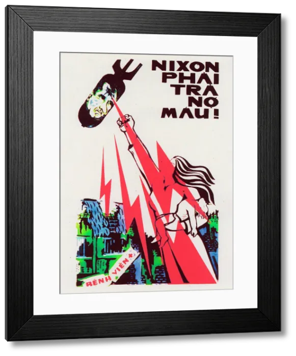 Framed Print : Vietnamese Patriotic Poster Framed Print : Vietnamese Patriotic Poster