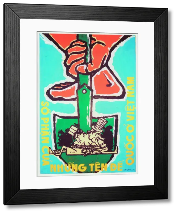 Framed Print : Vietnamese Patriotic Poster Framed Print : Vietnamese Patriotic Poster