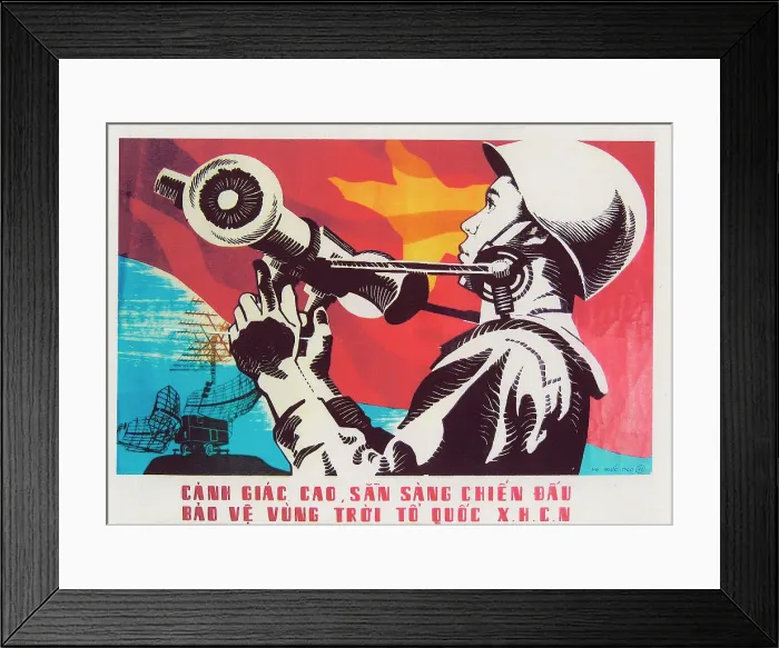 Framed Print : Vietnamese Patriotic Poster Framed Print : Vietnamese Patriotic Poster