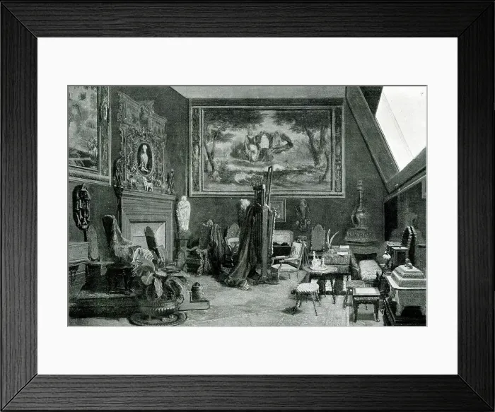 Framed Print : Empress Eugenie's atelier, Tuileries Palace, Paris Framed Print : Empress Eugenie's atelier, Tuileries Palace, Paris