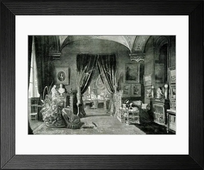 Framed Print : Empress Eugenie's office, Tuileries Palace, Paris Framed Print : Empress Eugenie's office, Tuileries Palace, Paris