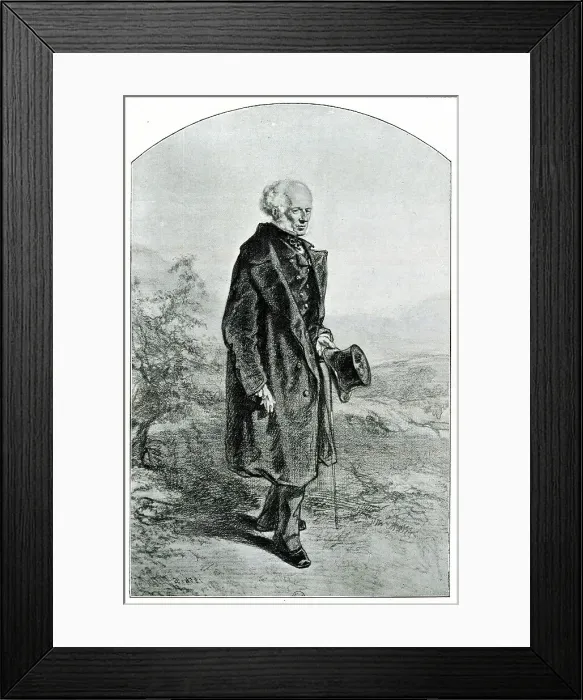 Framed Print : Jean-Baptiste Isabey, French artist Framed Print : Jean-Baptiste Isabey, French artist
