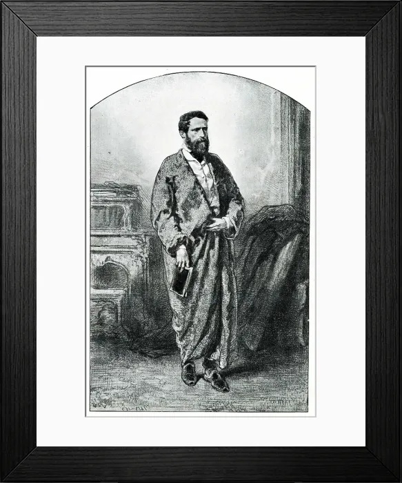 Framed Print : Alexandre-Gabriel Decamps, French artist Framed Print : Alexandre-Gabriel Decamps, French artist