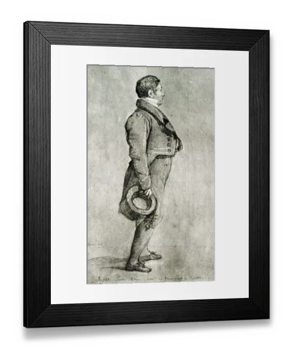 Framed Print : Jean-Auguste-Dominique Ingres, French artist Framed Print : Jean-Auguste-Dominique Ingres, French artist