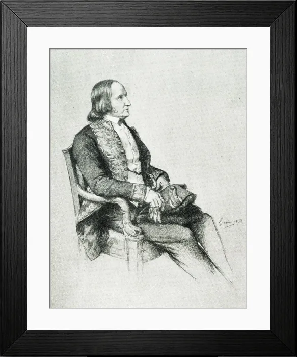 Framed Print : Alfred de Vigny, French poet Framed Print : Alfred de Vigny, French poet