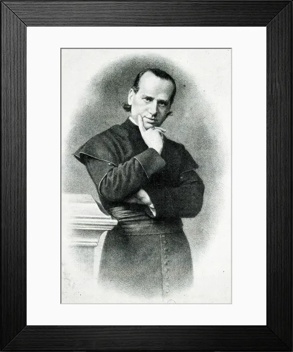 Framed Print : Abbe Bauer, chaplain to the Empress Eugenie Framed Print : Abbe Bauer, chaplain to the Empress Eugenie