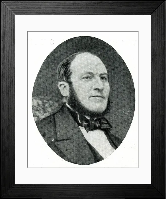 Framed Print : Baron Georges-Eugene Haussmann, French town planner Framed Print : Baron Georges-Eugene Haussmann, French town planner