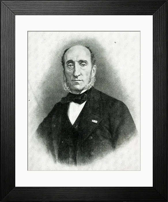 Framed Print : Michel Chevalier, French economist, engineer and statesman Framed Print : Michel Chevalier, French economist, engineer and statesman