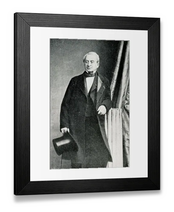 Framed Print : Eugene Schneider, French industrialist and politician Framed Print : Eugene Schneider, French industrialist and politician