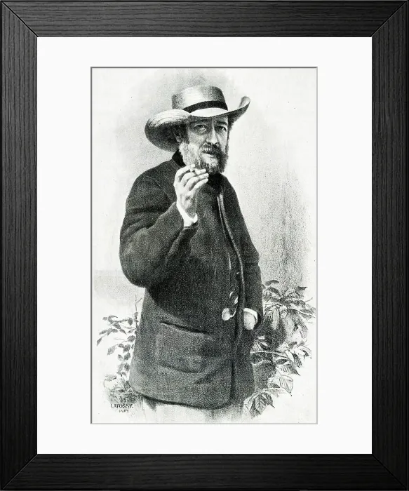 Framed Print : Paul Gavarni (Sulpice Guillaume Chevalier), French artist Framed Print : Paul Gavarni (Sulpice Guillaume Chevalier), French artist