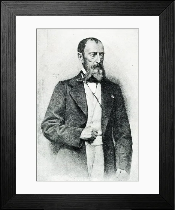 Framed Print : Horace Vernet, French artist
