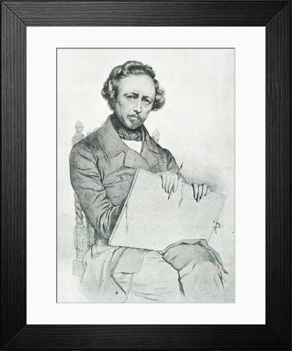 Framed Print : Ary Scheffer, Dutch-French artist Framed Print : Ary Scheffer, Dutch-French artist