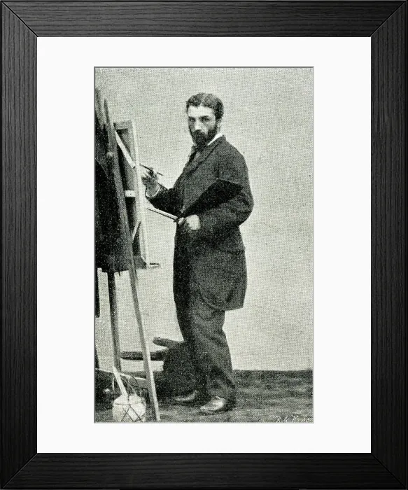 Framed Print : Leon Bonnat, French artist Framed Print : Leon Bonnat, French artist