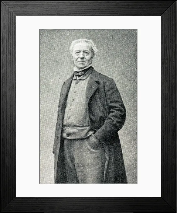 Framed Print : Jean-Baptiste-Camille Corot, French artist Framed Print : Jean-Baptiste-Camille Corot, French artist