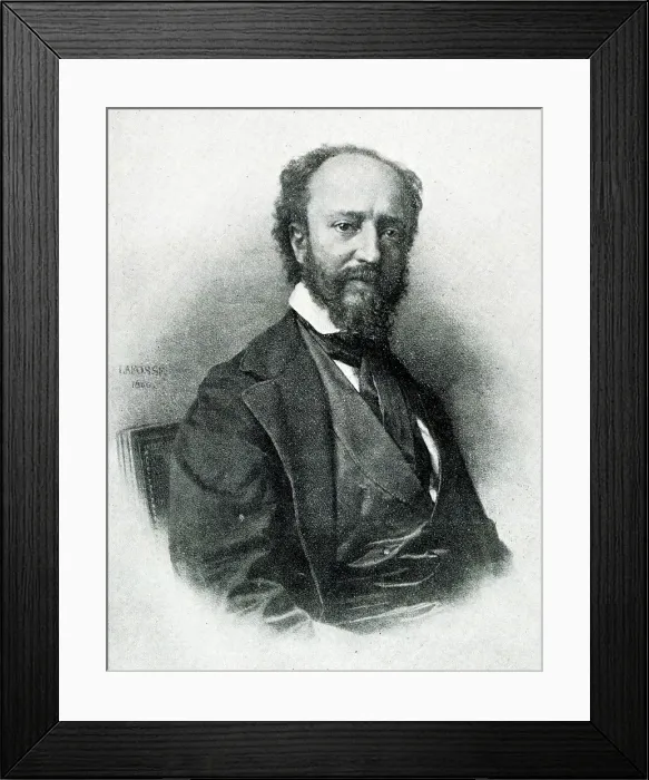 Framed Print : Charles-Francois Daubigny, French artist Framed Print : Charles-Francois Daubigny, French artist