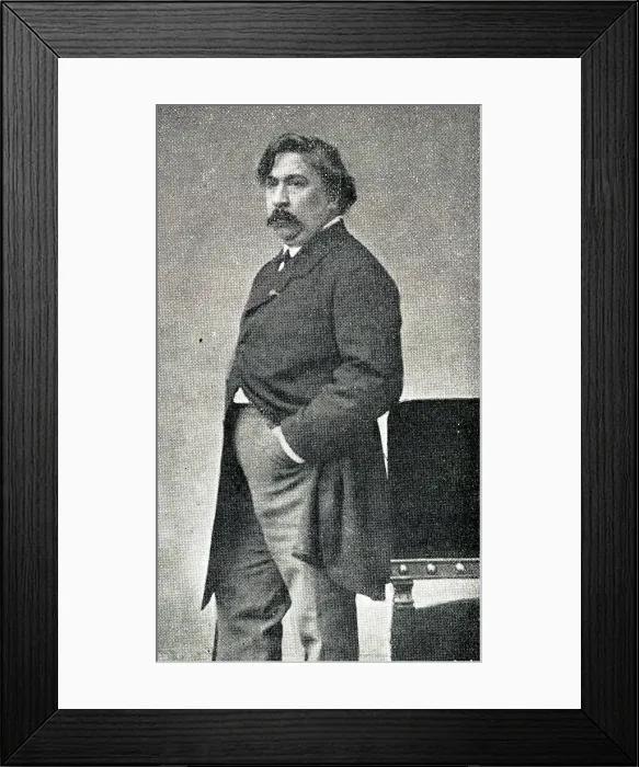 Framed Print : Thomas Couture, French artist Framed Print : Thomas Couture, French artist
