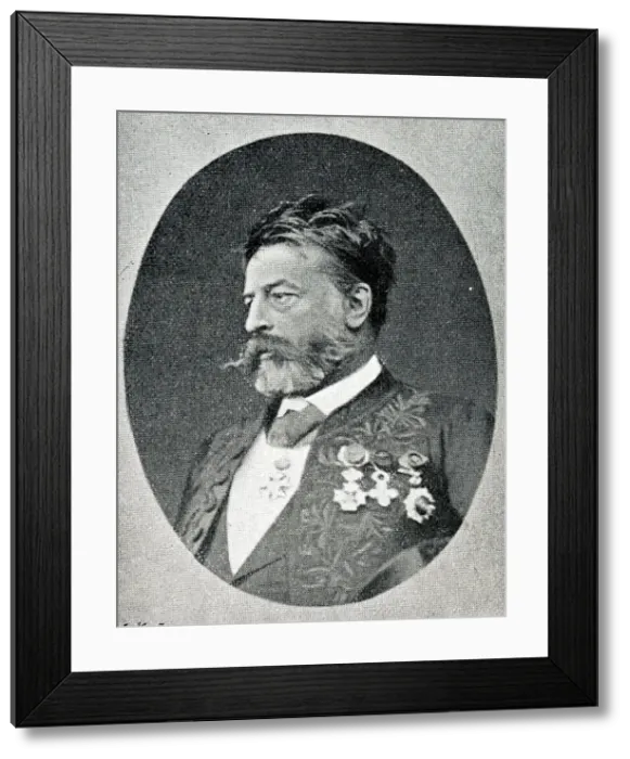 Framed Print : Ernest Meissonier, French artist Framed Print : Ernest Meissonier, French artist